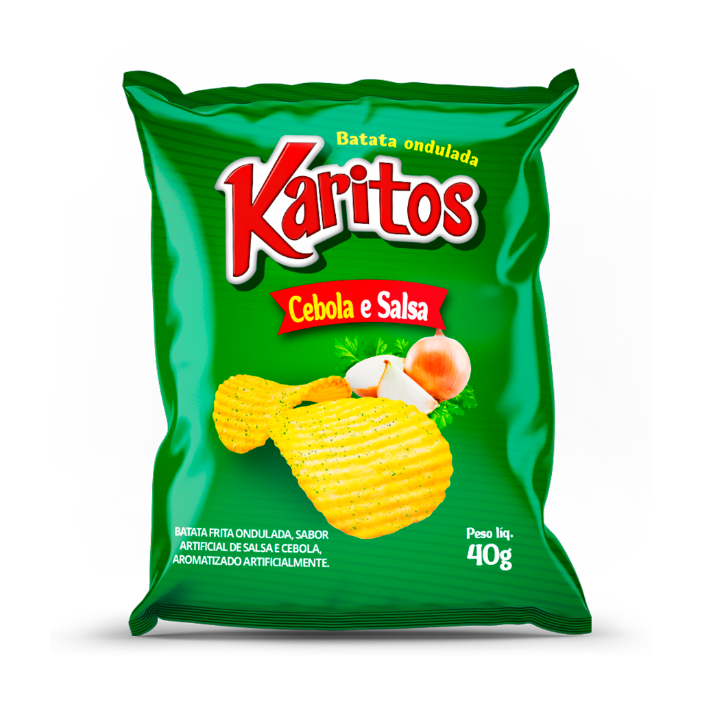 Batata Ondulada Karitos Cebola e Salsa
